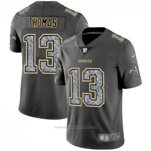 Camiseta NFL Limited New Orleans Saints Thomas Static Fashion Gris