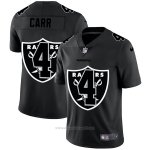 Camiseta NFL Limited Las Vegas Raiders Carr Logo Dual Overlap Negro