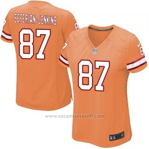Camiseta Tampa Bay Buccaneers Seferian Jenkins Nike Game NFL Naranja Mujer