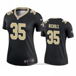 Camiseta NFL Legend Mujer New Orleans Saints Deatrick Nichols Negro