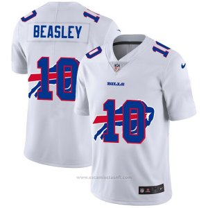 Camiseta NFL Limited Buffalo Bills Beasley Logo Dual Overlap Blanco