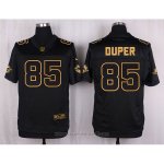 Camiseta Miami Dolphins Duper Negro Nike Elite Pro Line Gold NFL Hombre