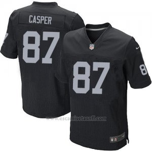 Camiseta Oakland Raiders Casper Negro Nike Elite NFL Hombre