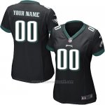 Camisetas NFL Mujer Philadelphia Eagles Personalizada Negro