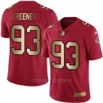 Camiseta Atlanta Falcons Freeney Rojo Nike Gold Legend NFL Hombre