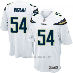 Camiseta San Diego Chargers Ingram Blanco Nike Game NFL Hombre