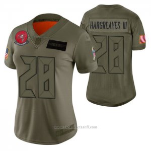 Camiseta NFL Limited Mujer Tampa Bay Buccaneers Vernon Hargreaves Iii 2019 Salute To Service Verde