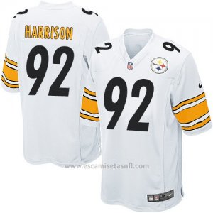 Camiseta Pittsburgh Steelers Harrison Blanco Nike Game NFL Nino