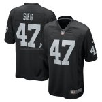 Camiseta NFL Game Las Vegas Raiders Trent Sieg Negro