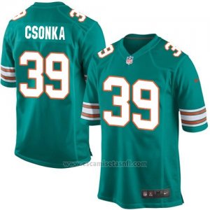 Camiseta Miami Dolphins Csonka Verde Oscuro Nike Game NFL Nino
