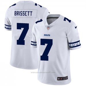 Camiseta NFL Limited Indianapolis Colts Brissett Team Logo Fashion Blanco