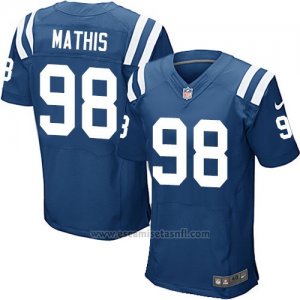 Camiseta Indianapolis Colts Mathis Azul Nike Elite NFL Hombre2