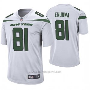 Camiseta NFL Game Hombre New York Jets Quincy Enunwa Blanco 60th Aniversario