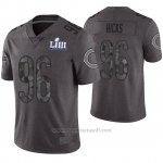 Camiseta NFL Limited Hombre Chicago Bears Akiem Hicks Gris Super Bowl LIII