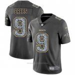 Camiseta NFL Limited New Orleans Saints Brees Static Fashion Gris