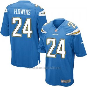 Camiseta San Diego Chargers Flowers Azul Nike Game NFL Nino