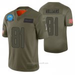Camiseta NFL Limited Los Angeles Chargers Mike Williams 2019 Salute To Service Verde