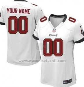 Camisetas NFL Mujer Hombre Tampa Bay Buccaneers Personalizada Blanco
