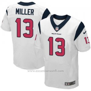 Camiseta Houston Texans Miller Blanco Nike Elite NFL Hombre2