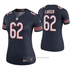 Camiseta NFL Legend Mujer Chicago Bears Ted Larsen Azul Color Rush