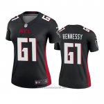 Camiseta NFL Legend Mujer Atlanta Falcons Matt Hennessy Negro