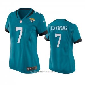 Camiseta NFL Game Mujer Jacksonville Jaguars Chris Claybrooks Verde