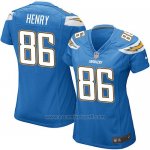 Camiseta San Diego Chargers Henry Azul Nike Game NFL Mujer