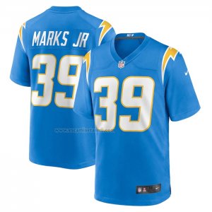 Camiseta NFL Game Los Angeles Chargers Kevin Marks JR Azul