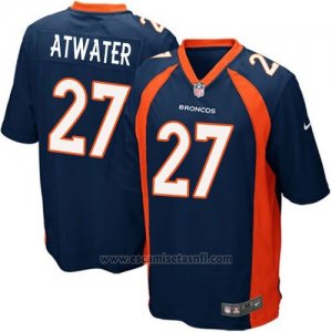 Camiseta Denver Broncos Atwater Azul Oscuro Nike Game NFL Hombre