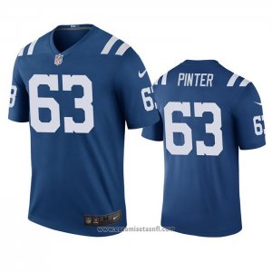 Camiseta NFL Legend Indianapolis Colts Danny Pinter Azul Color Rush
