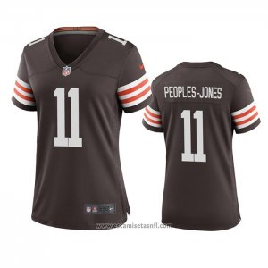 Camiseta NFL Game Mujer Cleveland Browns Donovan Peoples-Jones Marron
