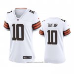 Camiseta NFL Game Mujer Cleveland Browns Taywan Taylor 2020 Blanco