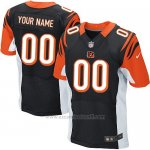 Camisetas NFL Elite Hombre Cincinnati Bengals Personalizada Negro