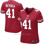 Camiseta San Francisco 49ers Bethea Rojo Nike Game NFL Mujer