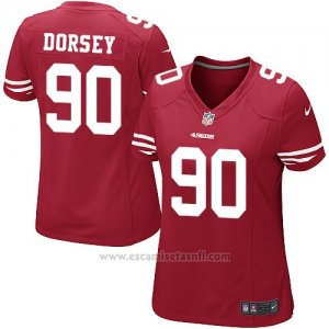 Camiseta San Francisco 49ers Dorsey Rojo Nike Game NFL Mujer