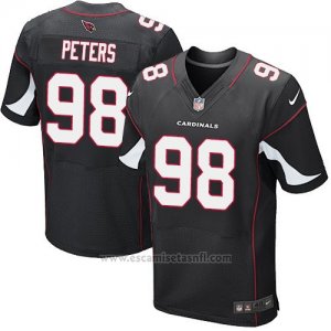 Camiseta Arizona Cardinals Peters Negro Nike Elite NFL Hombre