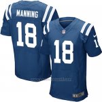 Camiseta Indianapolis Colts Manning Azul Nike Elite NFL Hombre
