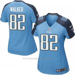 Camiseta Tennessee Titans Walker Azul Nike Game NFL Mujer