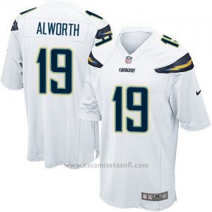 Camiseta San Diego Chargers Alworth Blanco Nike Game NFL Nino
