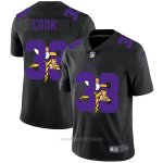 Camiseta NFL Limited Minnesota Vikings Cook Logo Dual Overlap Negro