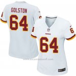 Camiseta Washington Redskins Golston Blanco Nike Game NFL Mujer