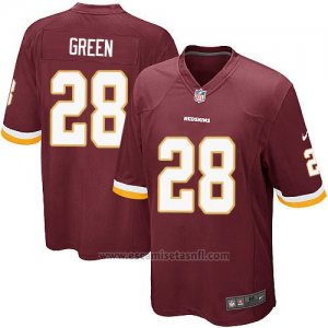 Camiseta Washington Redskins Green Rojo Nike Game NFL Marron Hombre