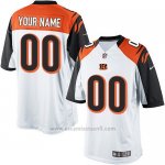 Camisetas NFL Limited Hombre Cincinnati Bengals Personalizada Blanco