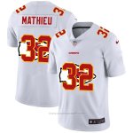 Camiseta NFL Limited Kansas City Chiefs Mathieu Logo Dual Overlap Blanco