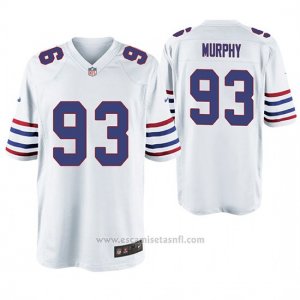 Camiseta NFL Game Hombre Buffalo Bills Trent Murphy Throwback Blanco