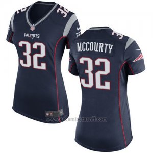 Camiseta New England Patriots Mccourty Negro Nike Game NFL Mujer