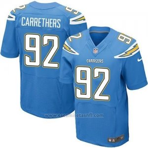 Camiseta San Diego Chargers Carrethers Azul Nike Elite NFL Hombre