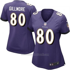 Camiseta Baltimore Ravens Gillmore Violeta Nike Game NFL Mujer