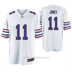 Camiseta NFL Game Hombre Buffalo Bills Zay Jones Throwback Blanco