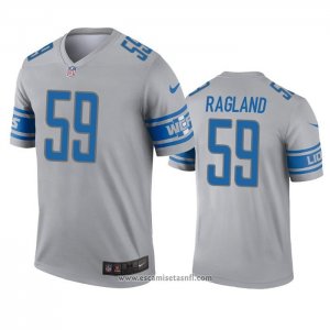Camiseta NFL Legend Detroit Lions Reggie Ragland Inverted Gris